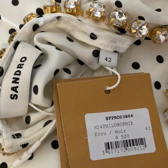 Philosophie Dot Print Midi Dress - Picture 5 of 6